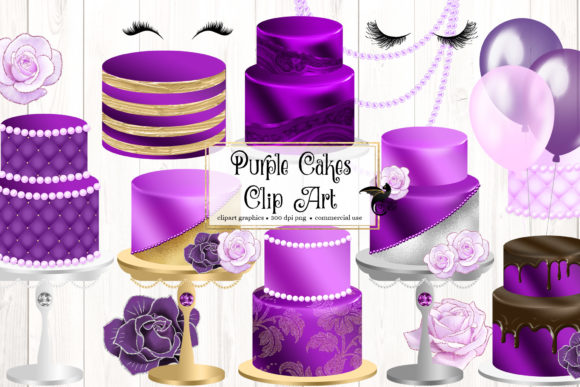 Download Purple Cakes Clipart - Cakes Collection
