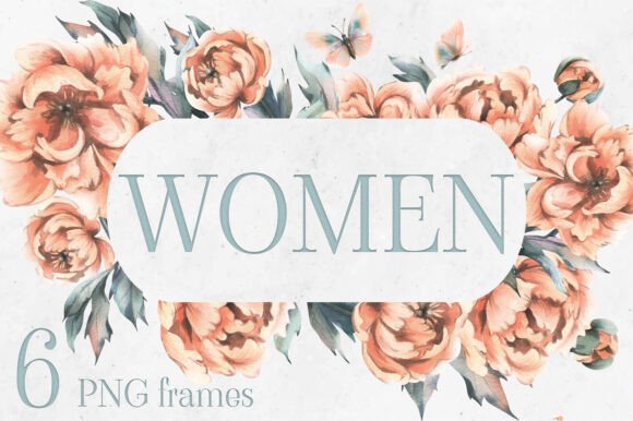 Download Peonies Watercolor Frames Templates - Peonies watercolor Collection
