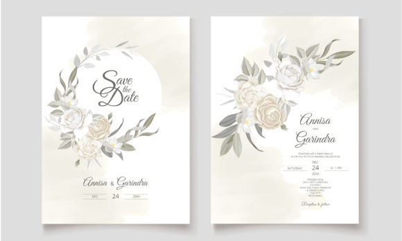 Download Beautiful Floral Wedding Invitation Card - Invitation card Collection
