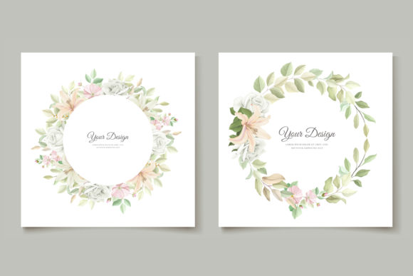 Download Floral Wedding Invitation Card Set - Invitation card Collection